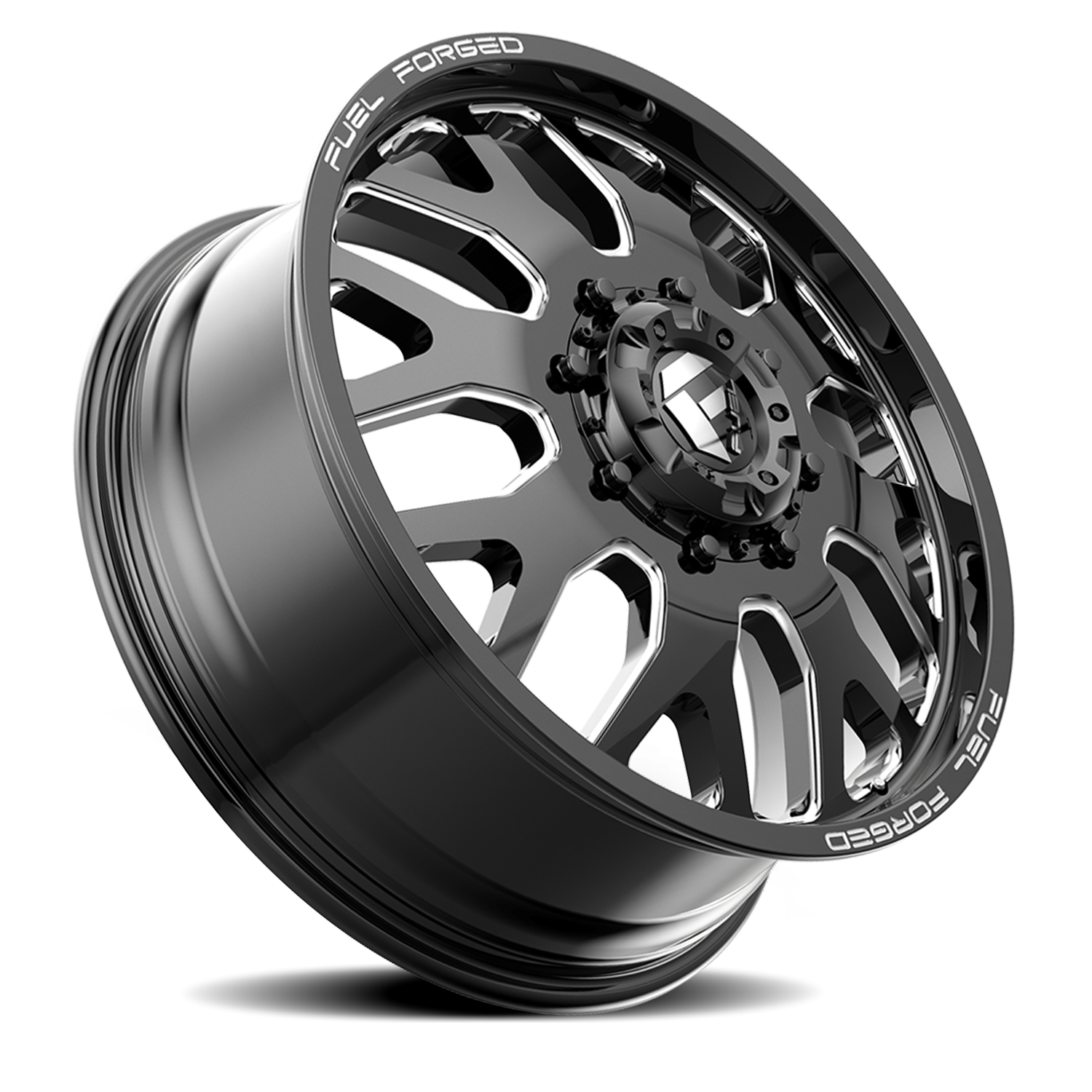 https://storage.googleapis.com/autosync-wheels/Fuel/FF19D-Dually_DE19-BK_Gloss_Black_Milled_10-lug_Front_0002.png