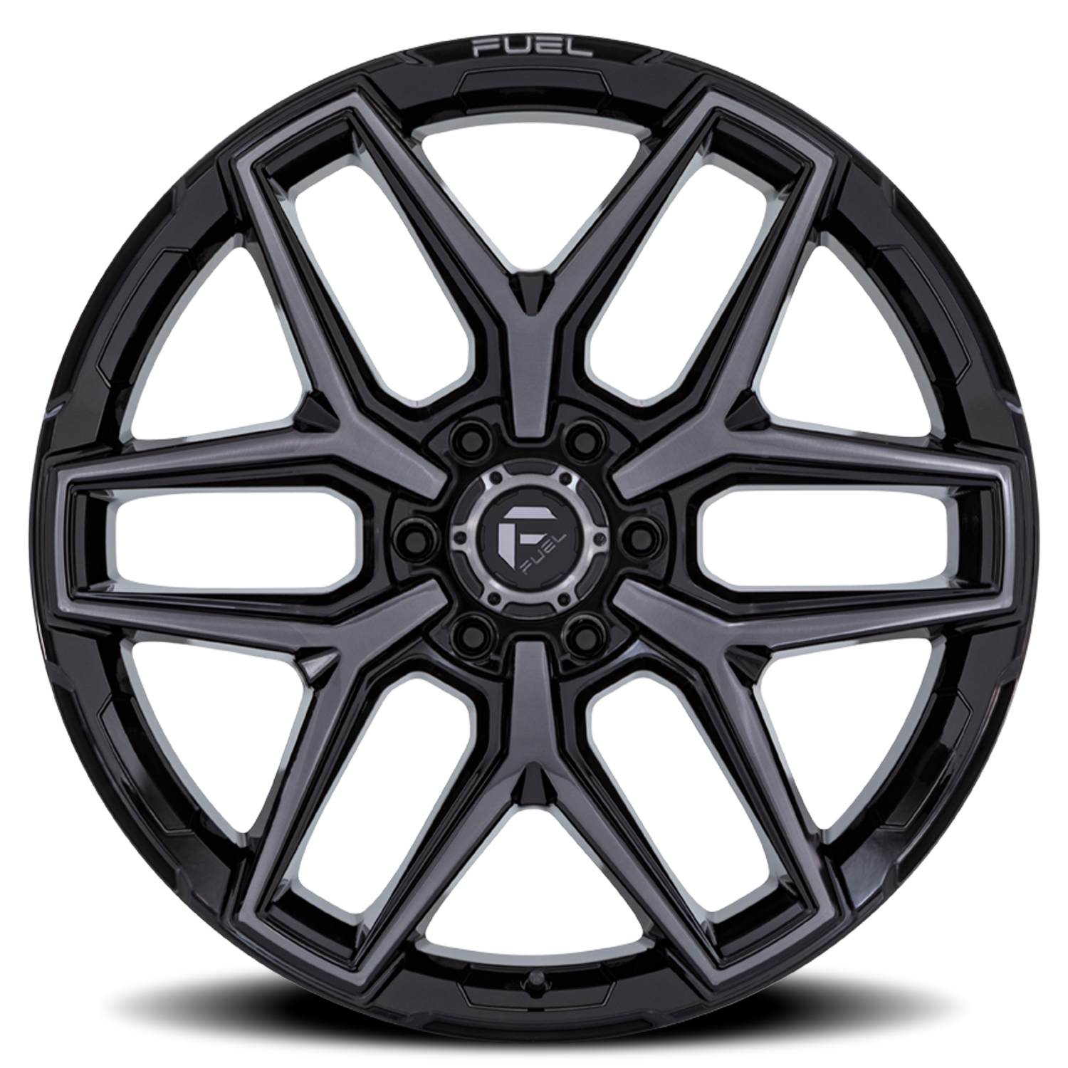 https://storage.googleapis.com/autosync-wheels/Fuel/Flux_FC854BT_Gloss_Black_Brushed-Gray-Tint_5-lug_0003.png