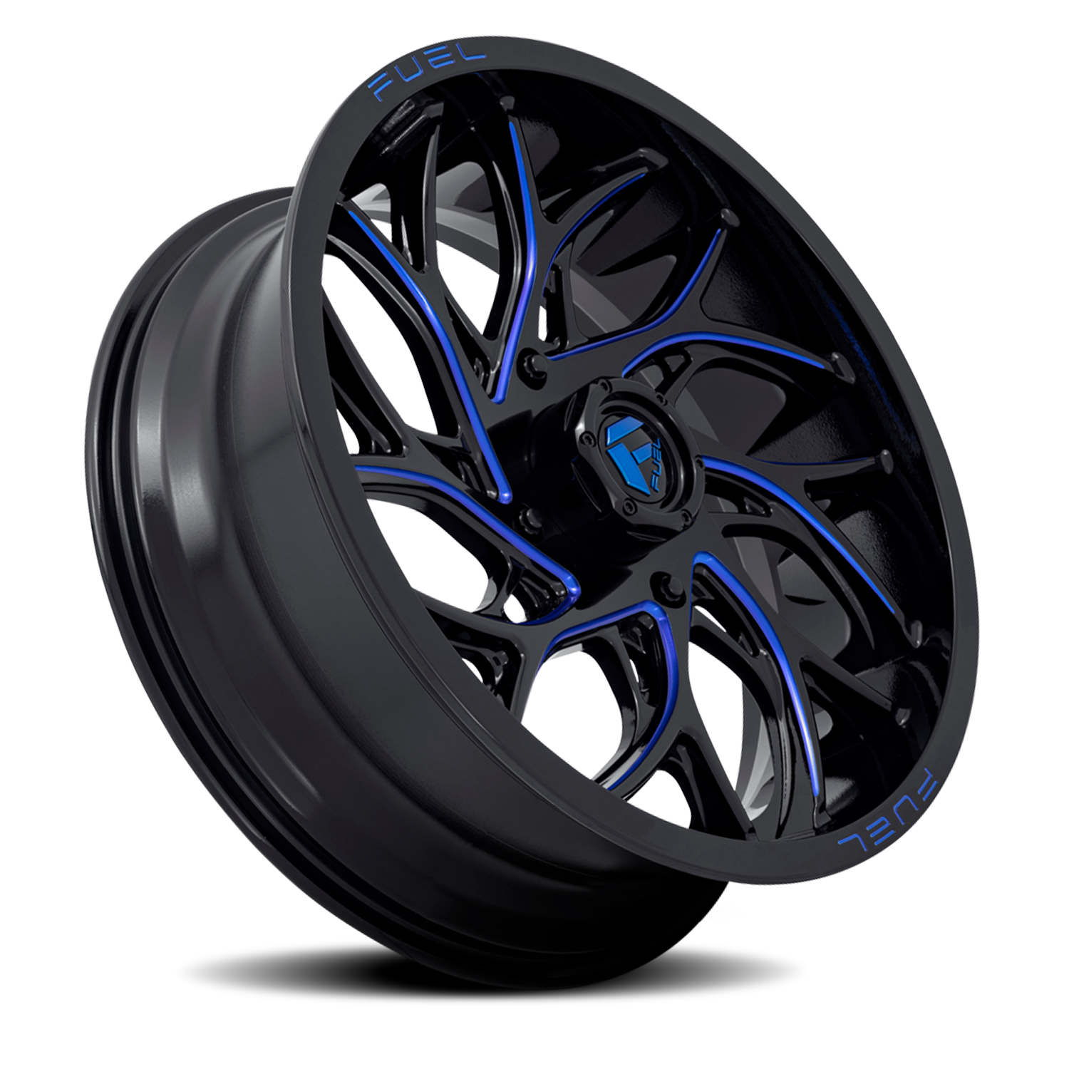 https://storage.googleapis.com/autosync-wheels/Fuel/Runner-UTV_D778_Gloss_Black_Milled-Candy-Blue_4-lug_0002.png