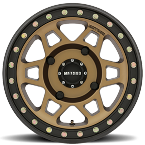 https://storage.googleapis.com/autosync-wheels/Method/UTV-Beadlock_MR405_Method-Bronze_Matte-Black-Ring_4-lug_0003.png