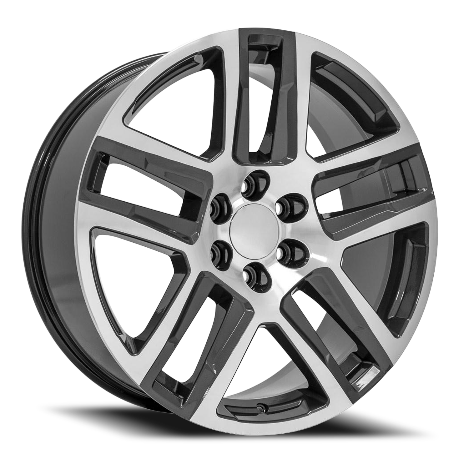 https://storage.googleapis.com/autosync-wheels/OE_Wheels/CV63_MG_Gunmetal_Machined_6-lug_0001.png