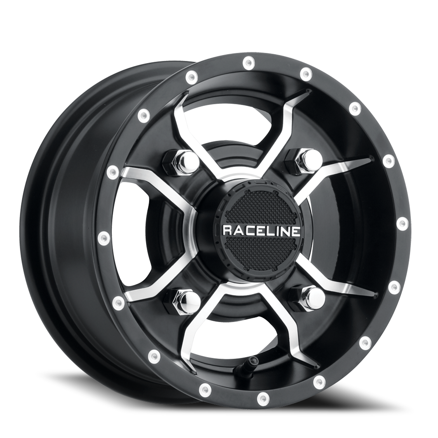 https://storage.googleapis.com/autosync-wheels/Raceline/Mamba-UTV_A77_Satin_Black_Machined-Spokes_4-lug_a7710511-32_0001.png