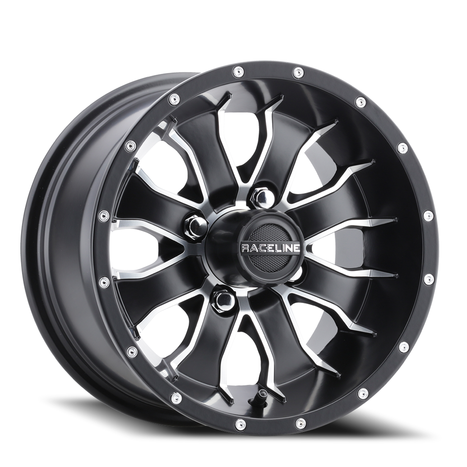 https://storage.googleapis.com/autosync-wheels/Raceline/Mamba-UTV_G77_Satin_Black_Machined-Spokes_4-lug_g77-2704005_0001.png