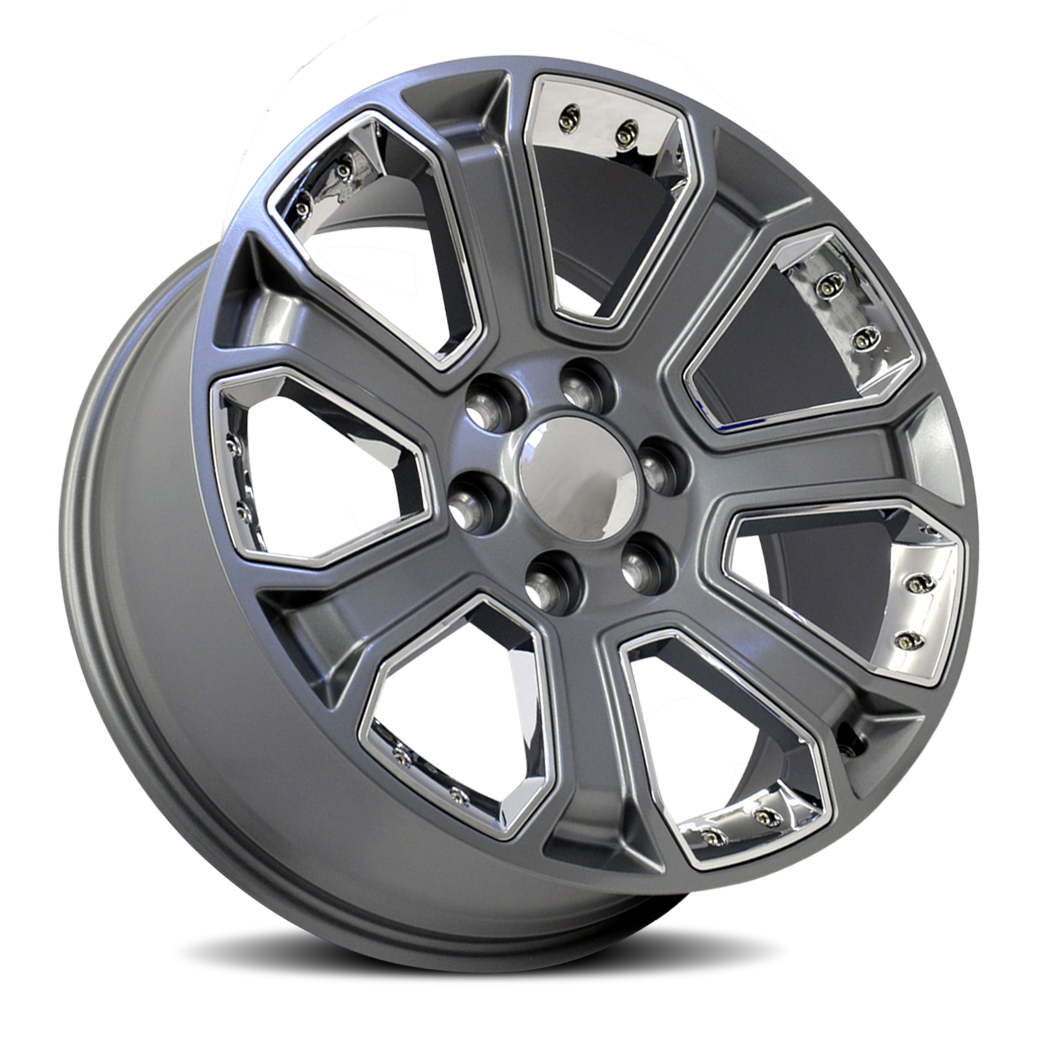 https://storage.googleapis.com/autosync-wheels/Revenge_OE_Pro-Line/RS-07_Gunmetal_Chrome-Insert_6-lug_0002.png