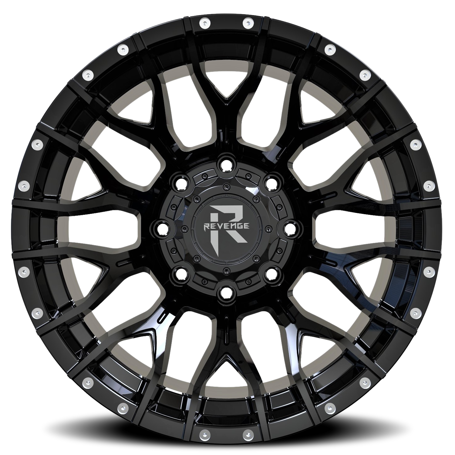 https://storage.googleapis.com/autosync-wheels/Revenge_Offroad/RV201_Gloss_Black_Rivets_6-lug_0003.png