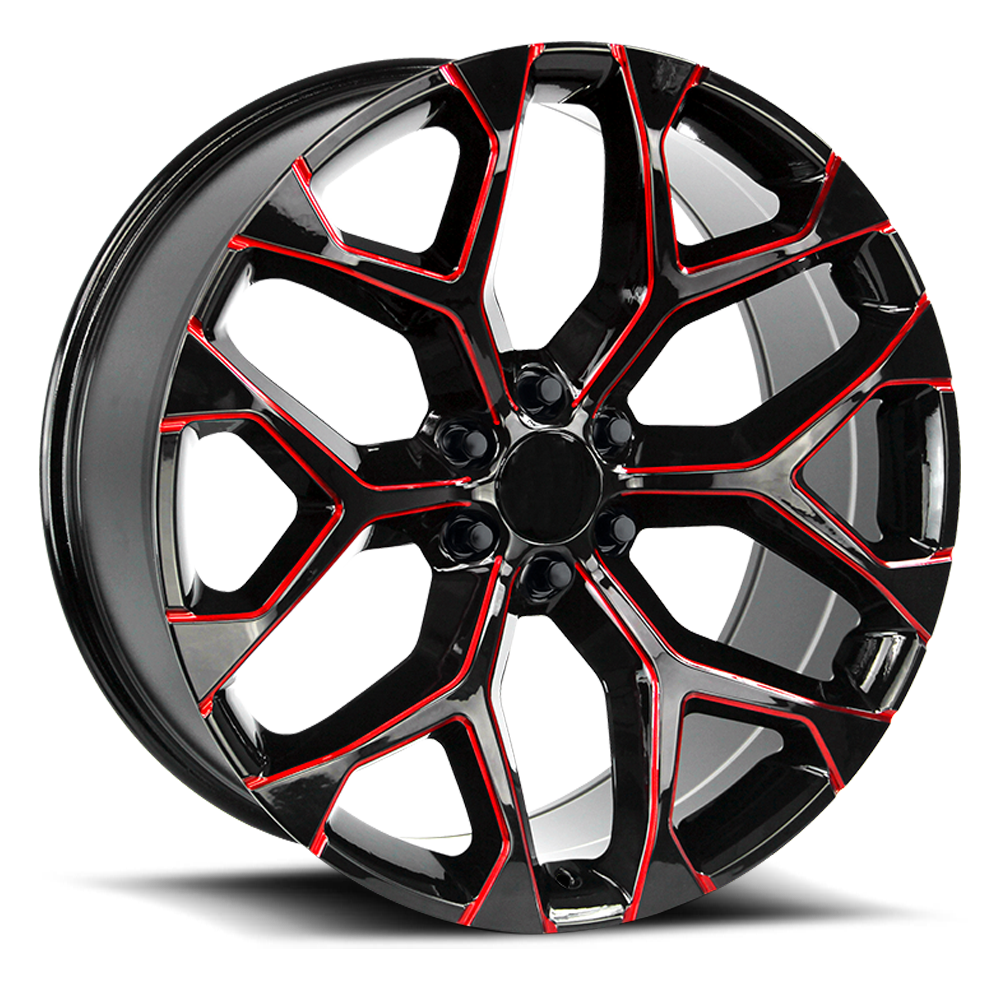 https://storage.googleapis.com/autosync-wheels/Strada_Wheel_Replicas/Snowflake_R176-GBR_Gloss_Black_Candy-Red-Milled_6-lug_0001.png