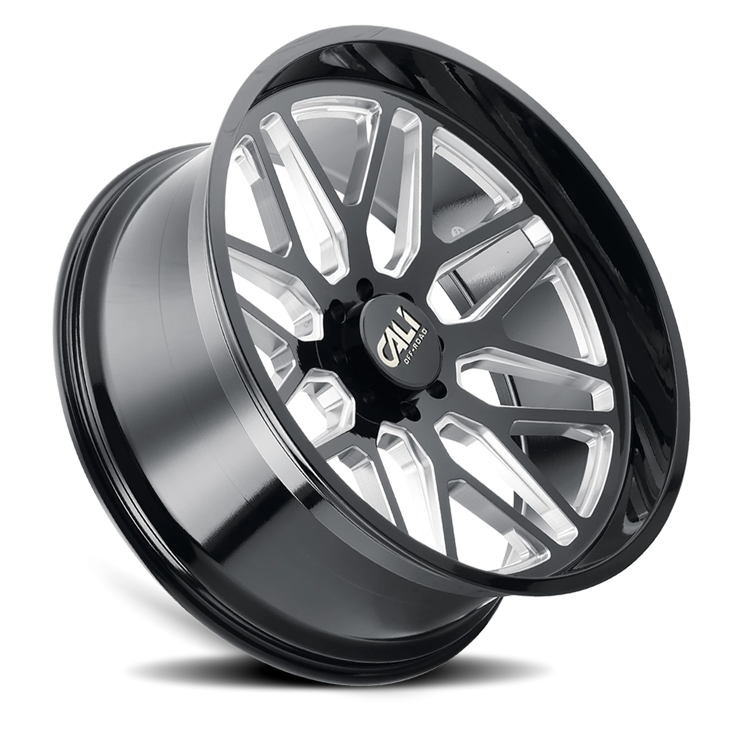 https://storage.googleapis.com/autosync-wheels/webp/Cali_Offroad/Invader_9115_Gloss_Black_Milled_8-lug_0002.webp