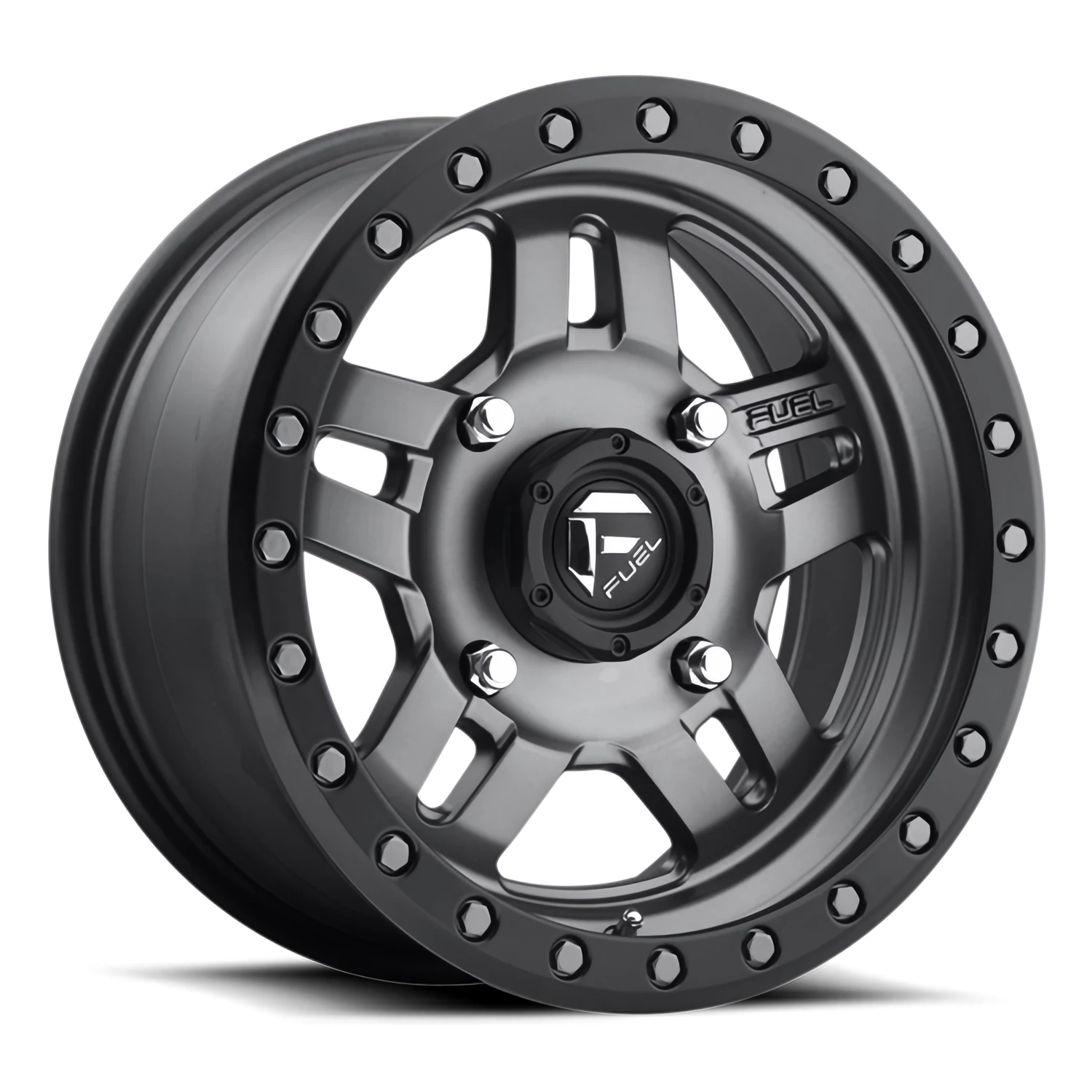 https://storage.googleapis.com/autosync-wheels/webp/Fuel/Anza-UTV_D558_Matte_Anthracite_Black-Ring_4-lug_0001.webp