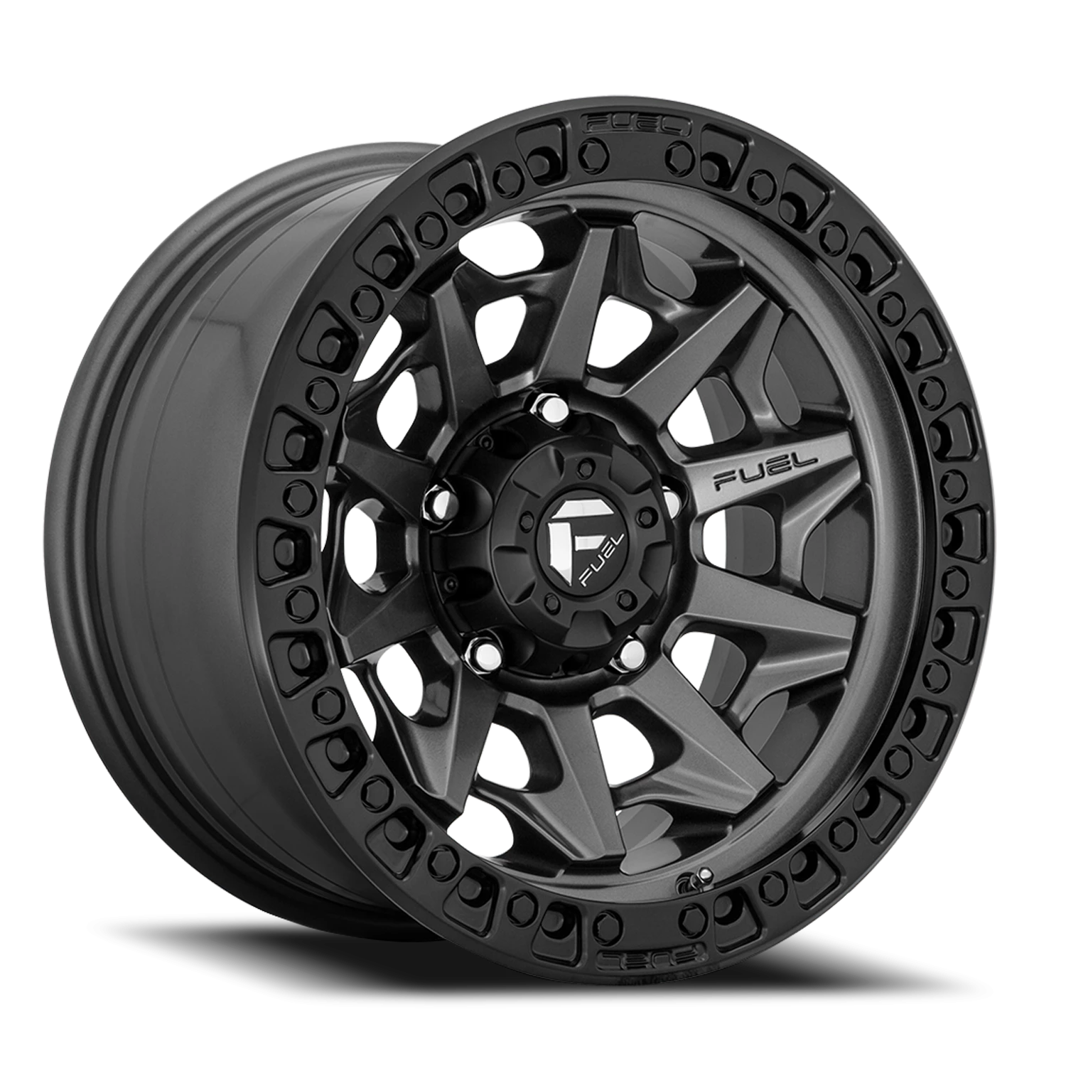 https://storage.googleapis.com/autosync-wheels/webp/Fuel/Covert_D716_Matte_Gunmetal_Black-Bead-Ring_6-lug_0001.webp