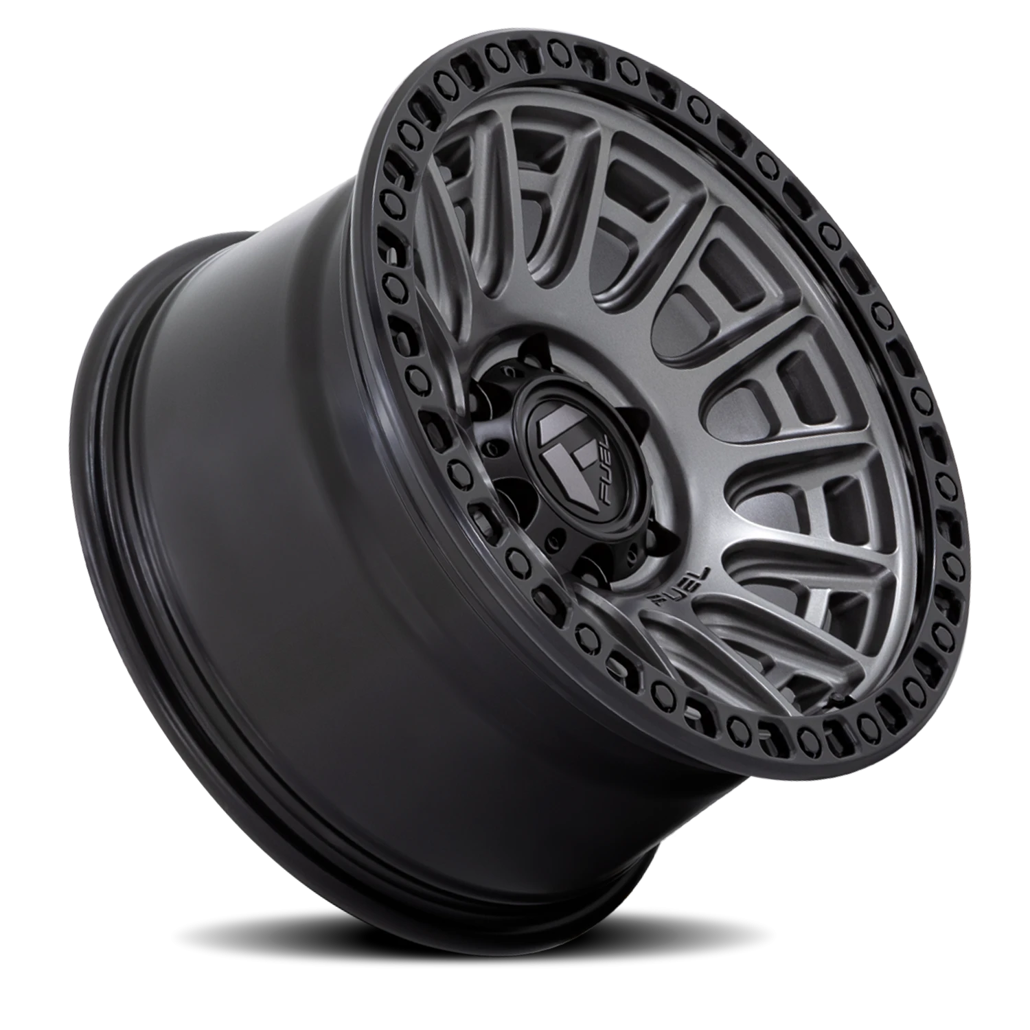 https://storage.googleapis.com/autosync-wheels/webp/Fuel/Cycle_D835_Matte_Gunmetal_Black-Ring_5-lug_0002.webp