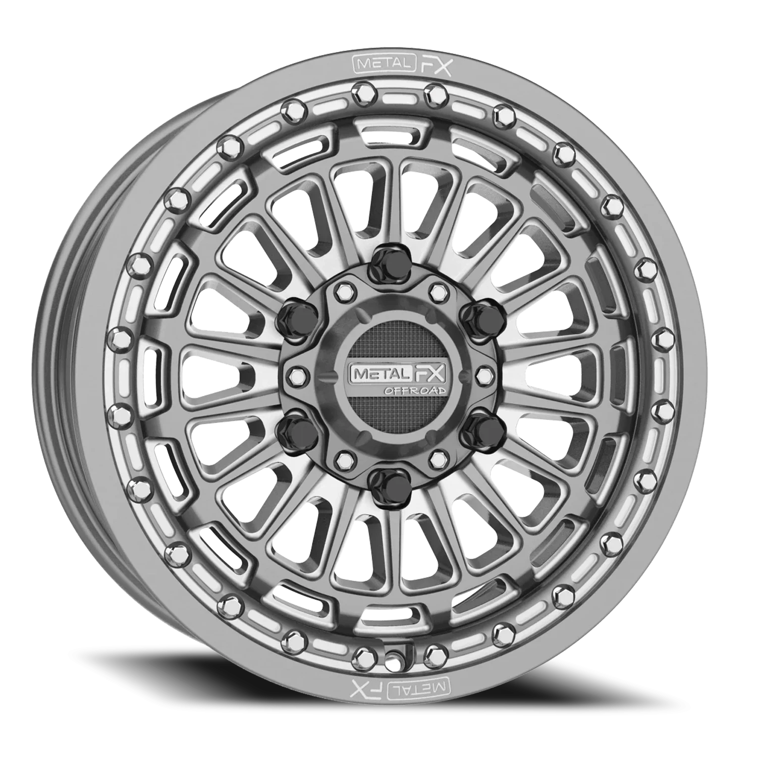 Metal-FX Metal-FX Delta 6R Beadlock GN 15x10 Gunmetal