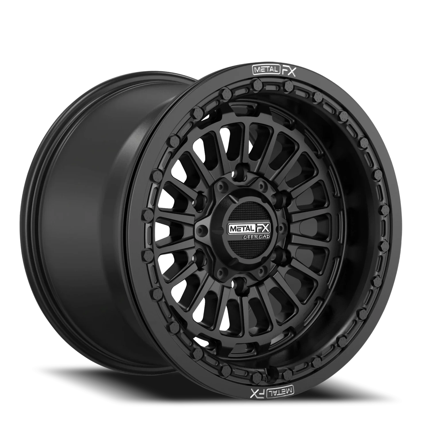 Metal-FX Metal-FX Delta 6R Beadlock SB 15x10 Black