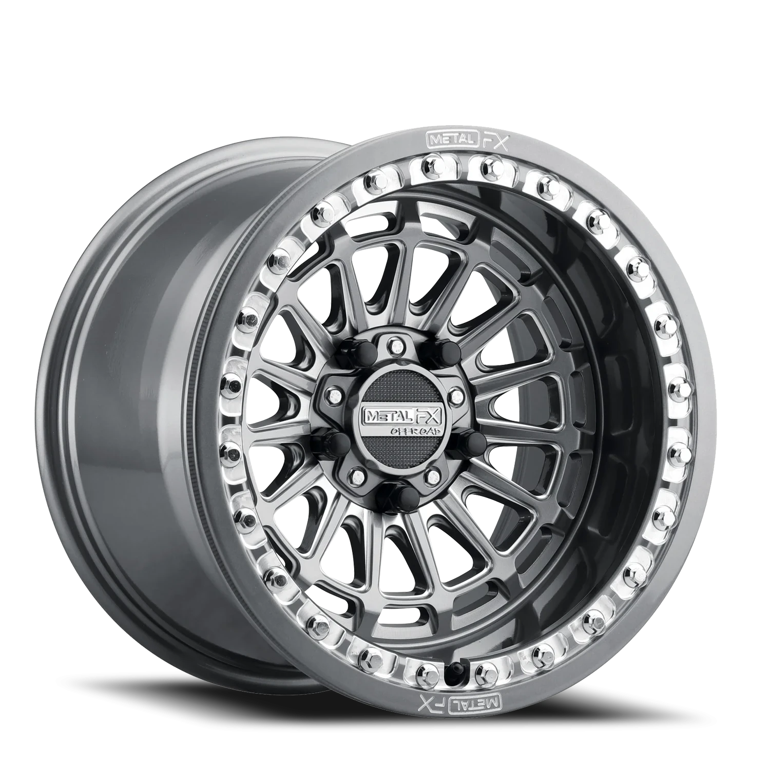 Metal-FX Metal-FX Delta R Beadlock UTV GN 15x7 Gunmetal
