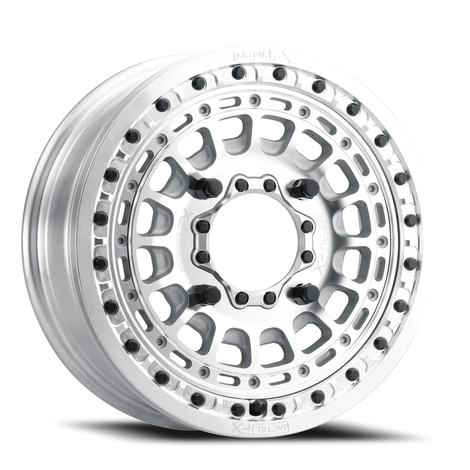 Metal-FX Metal-FX Hitman Beadlock UTV M 15x6 Raw Machined
