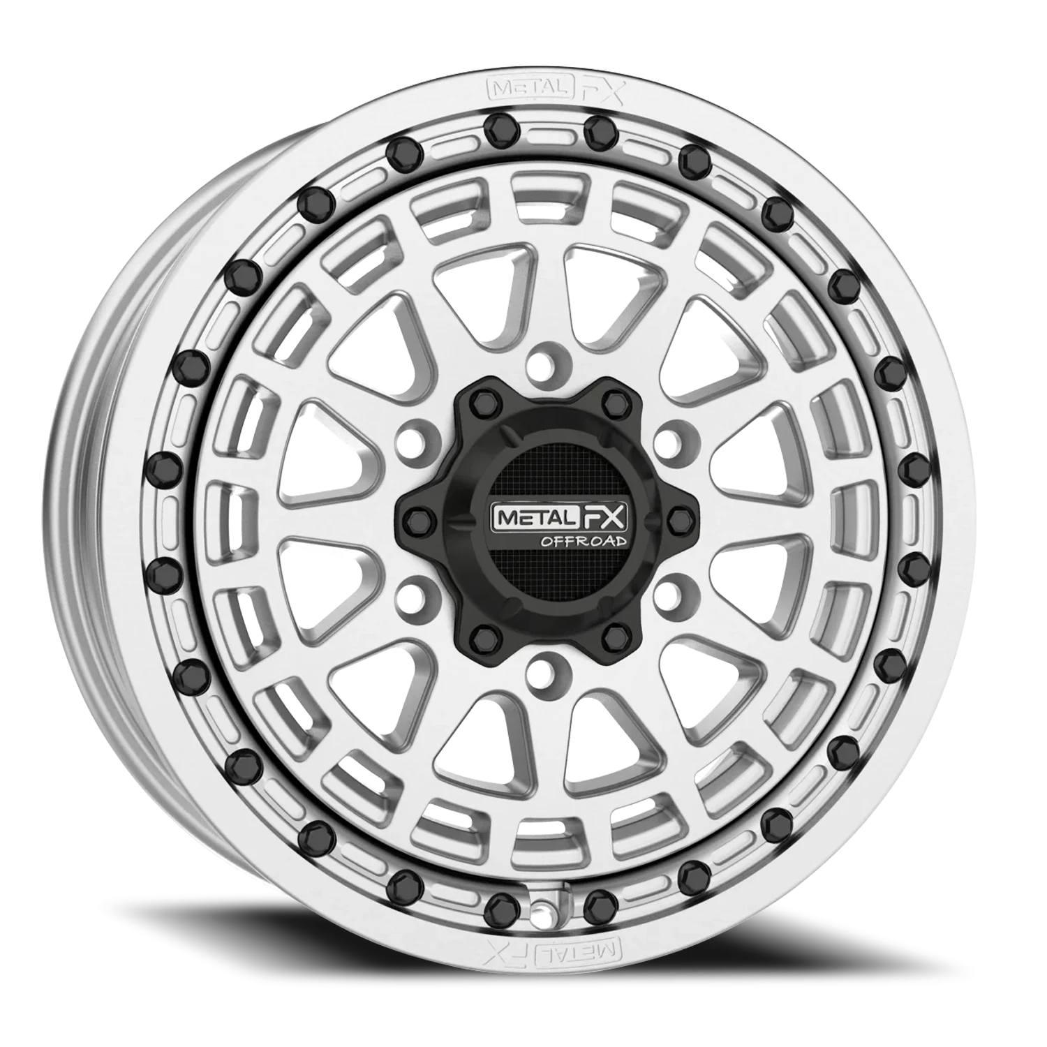 Metal-FX Metal-FX Outlaw 6R Beadlock UTV M 15x7 Raw Machined