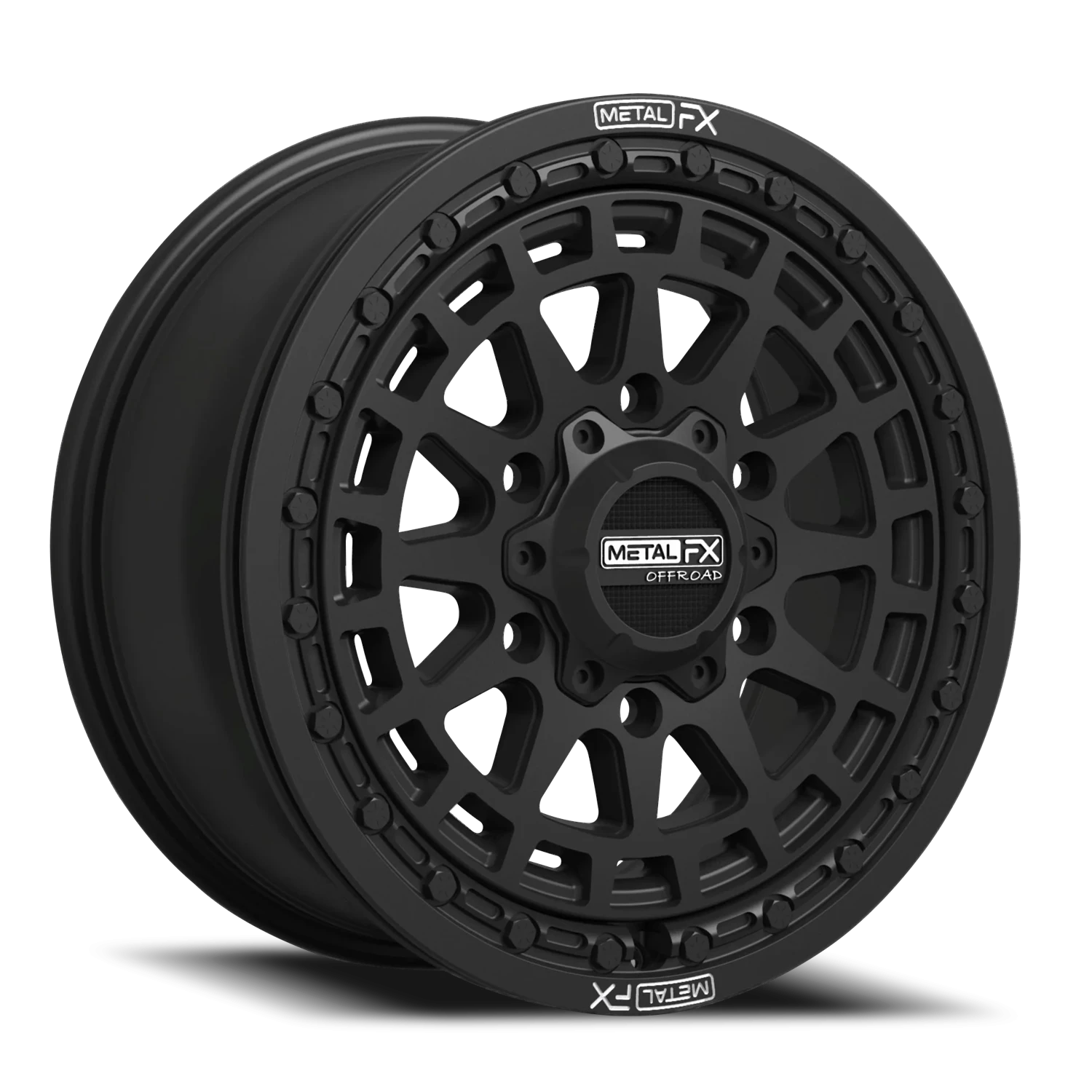 Metal-FX Metal-FX Outlaw 6R Beadlock UTV SB 15x7 Black