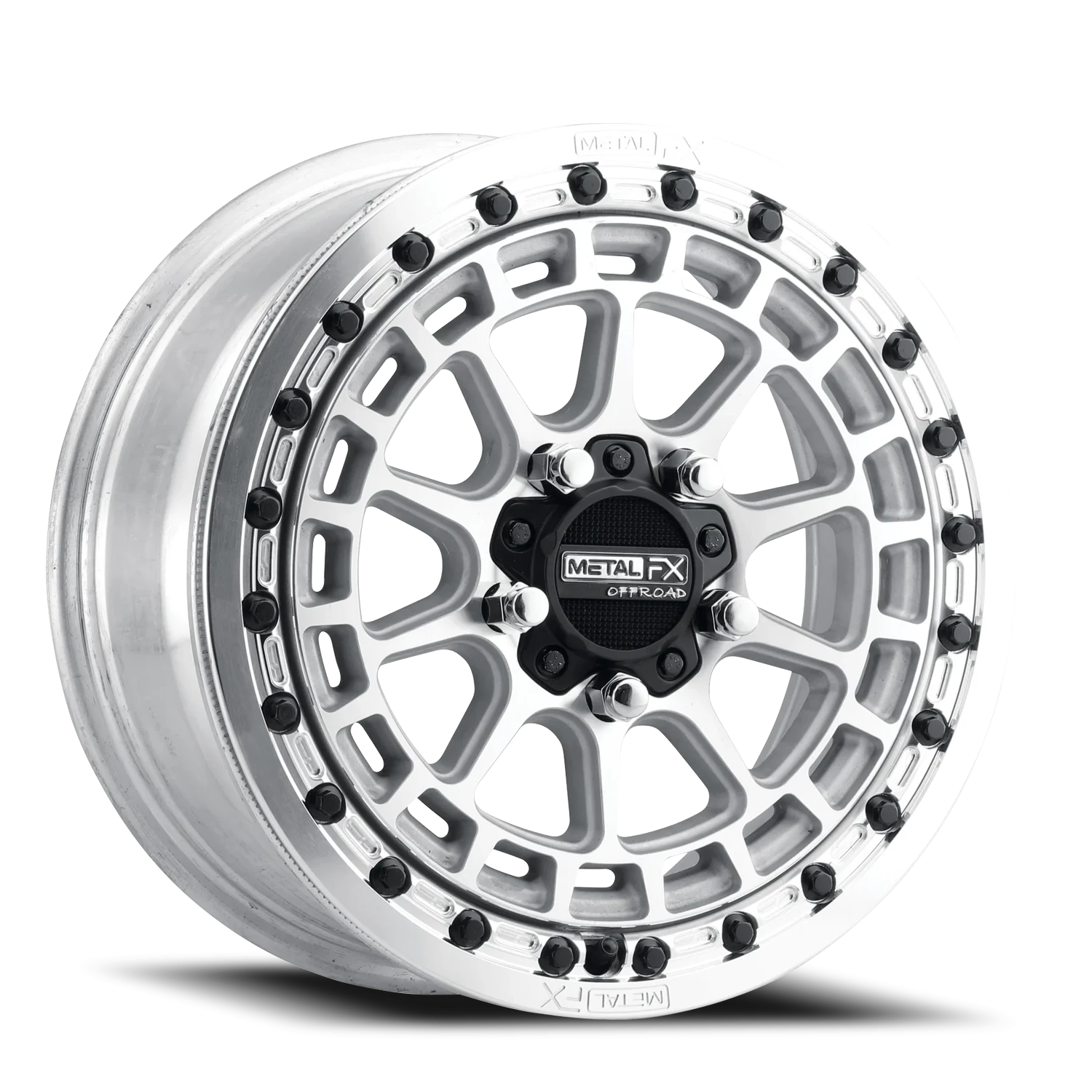 Metal-FX Metal-FX Outlaw R Beadlock UTV M 15x7 Raw Machined