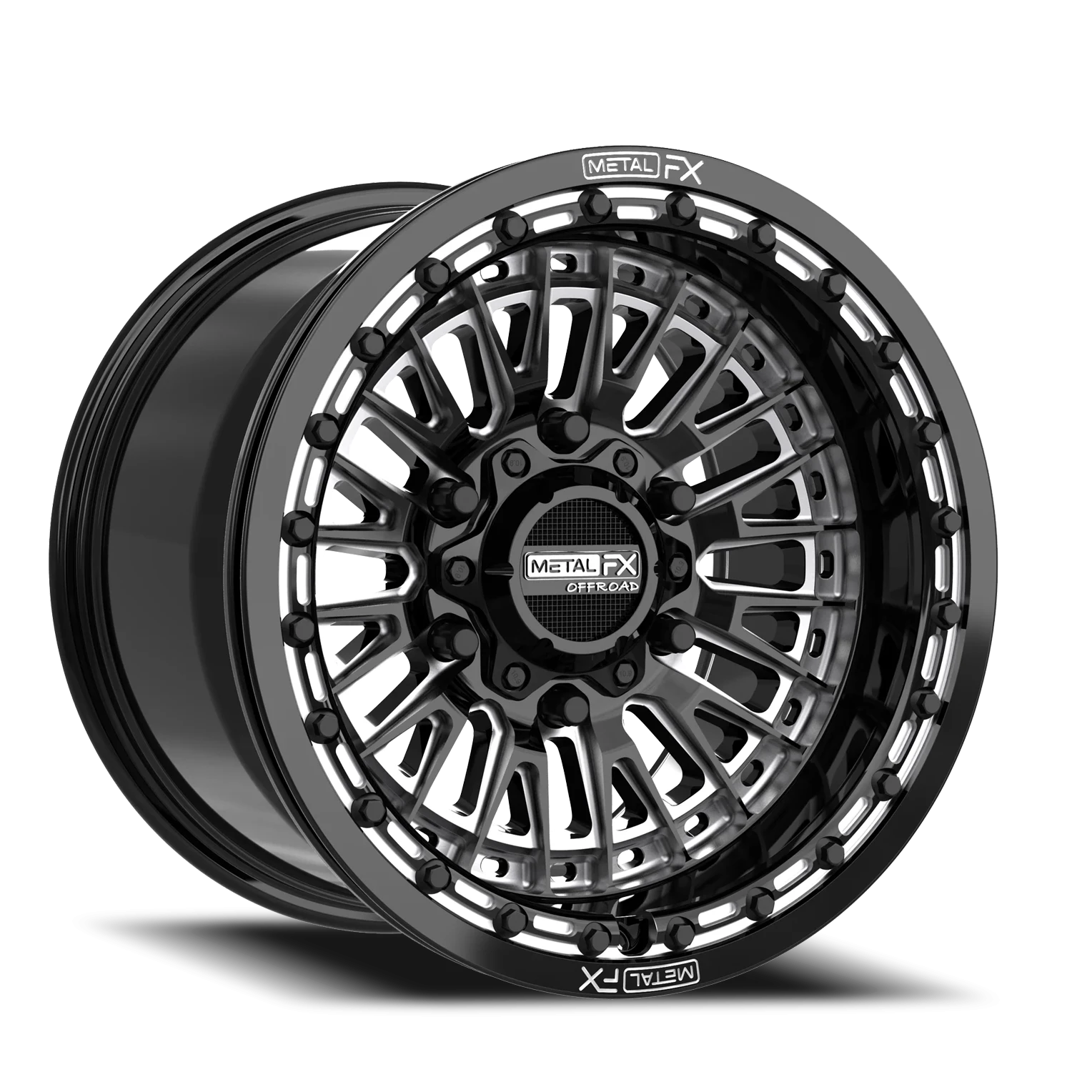 Metal-FX Metal-FX Slayer 6R UTV GBCC 15x10 Black