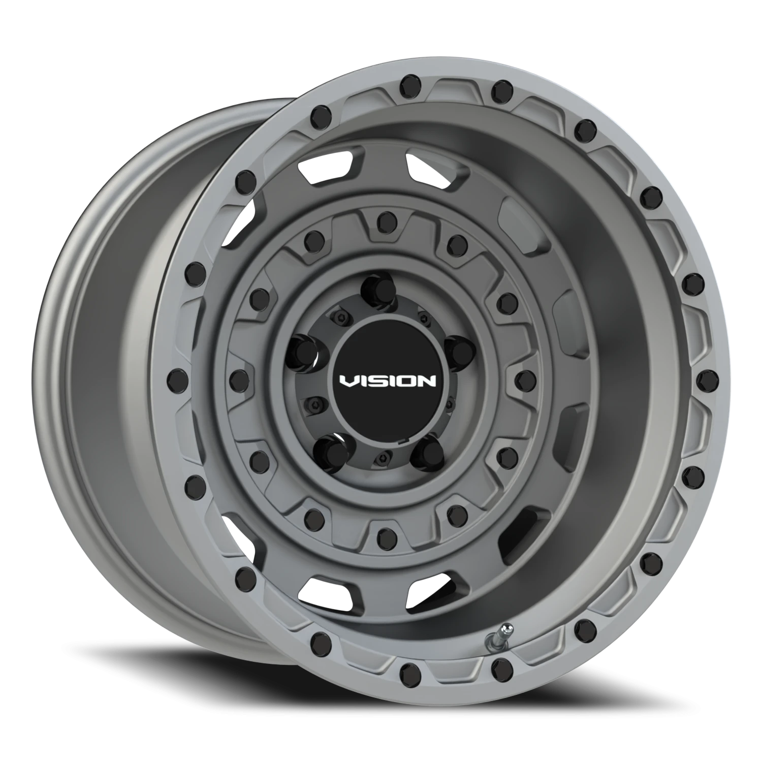 https://storage.googleapis.com/autosync-wheels/webp/Vision/403_Tactical-TG_Thrashed-Gunmetal_5-lug_403-7185tg-32_0001.webp