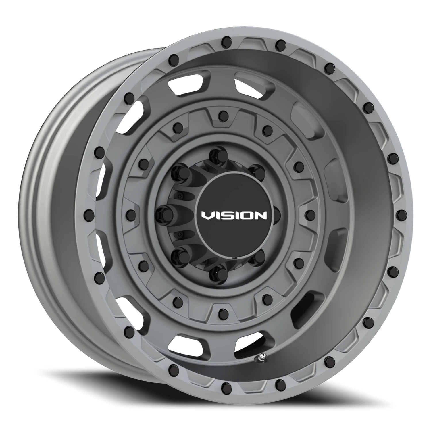 https://storage.googleapis.com/autosync-wheels/webp/Vision/403_Tactical-TG_Thrashed-Gunmetal_8-lug_403-2987tg-18_0001.webp