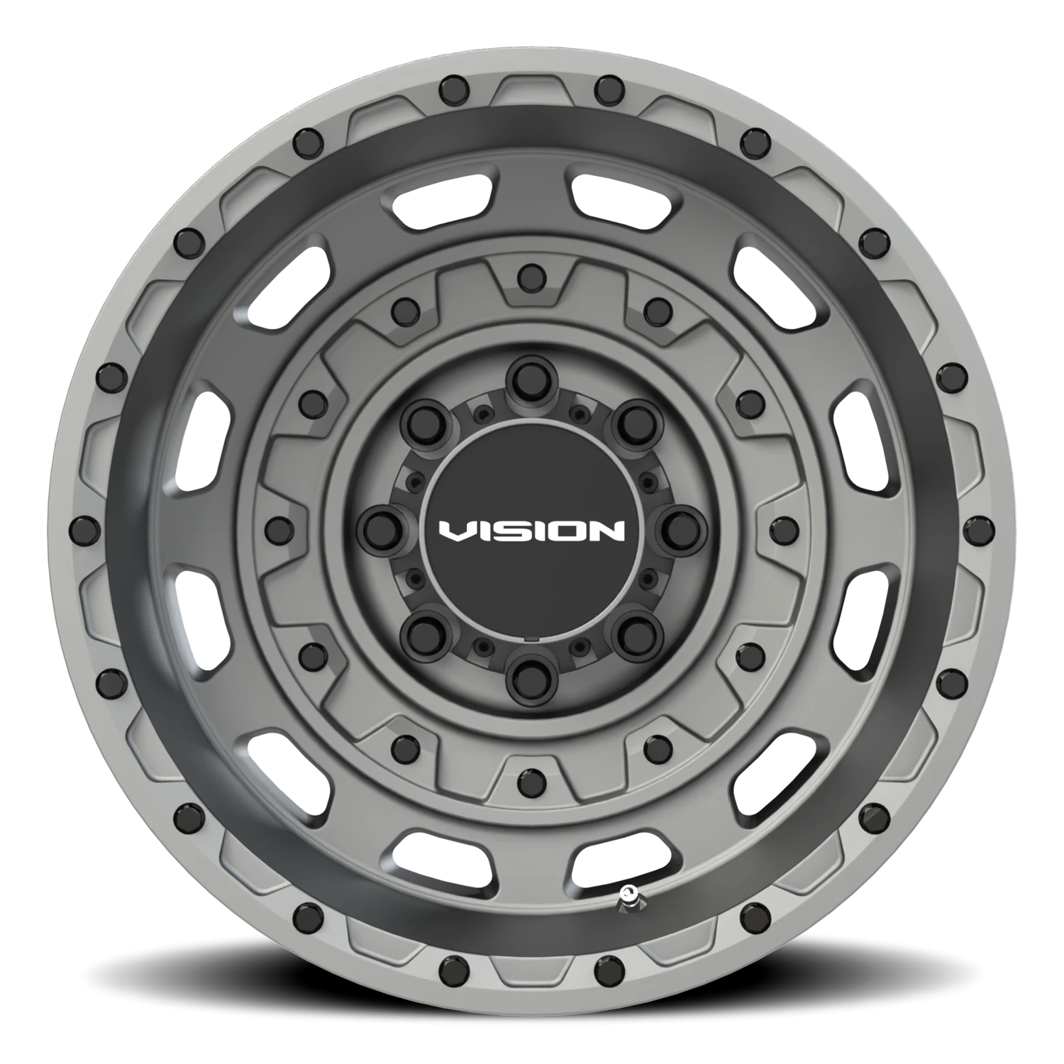 https://storage.googleapis.com/autosync-wheels/webp/Vision/403_Tactical-TG_Thrashed-Gunmetal_8-lug_403-2987tg-18_0003.webp