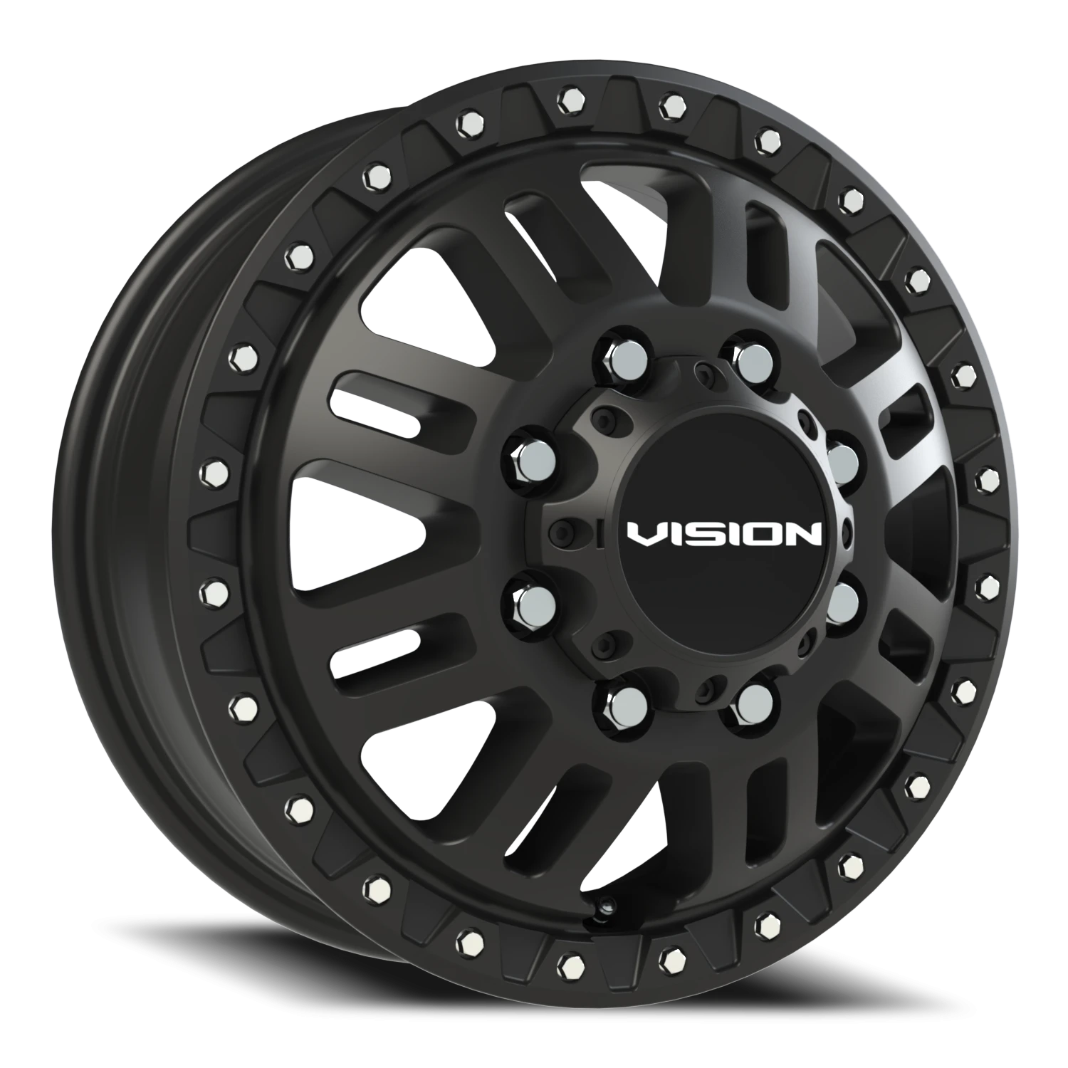 https://storage.googleapis.com/autosync-wheels/webp/Vision/408_Manx-2-Dually-SB_Satin_Black_8-lug_Front_408-6681sbf_0001.webp