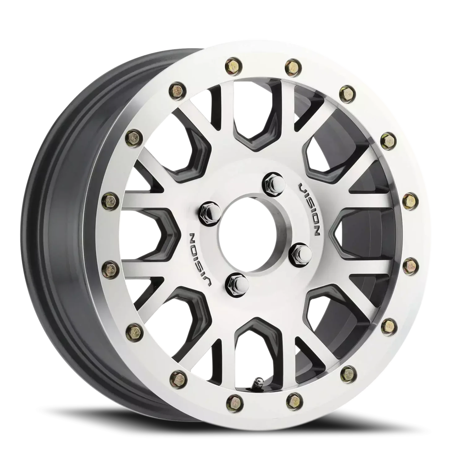 https://storage.googleapis.com/autosync-wheels/webp/Vision/Invader-Beadlock-UTV-GV8BL_GY_Gunmetal_Machined-Face-Machined-Ring-Gold-Rivets_4-lug_0001.webp