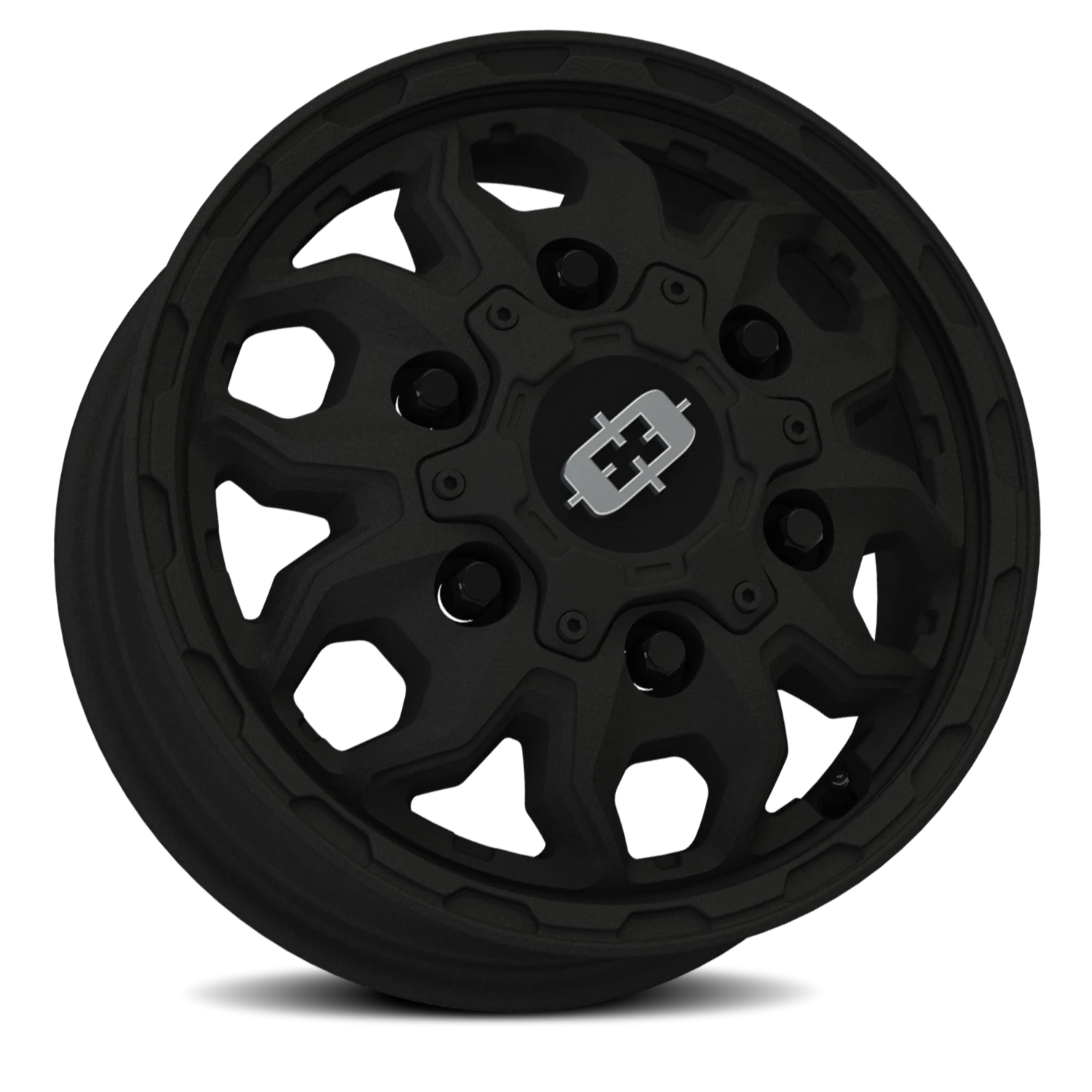 https://storage.googleapis.com/autosync-wheels/webp/Vision/Korupt-Van_410-SB_Satin_Black_6-lug_Front_0002.webp