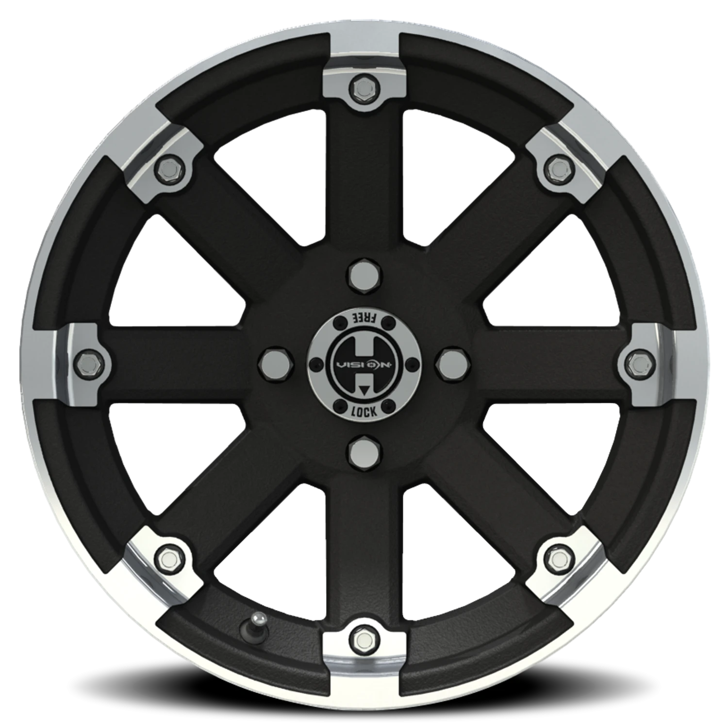 https://storage.googleapis.com/autosync-wheels/webp/Vision/Lock-Out_393_Matte_Black_Machined-Lip_4-lug_0003.webp