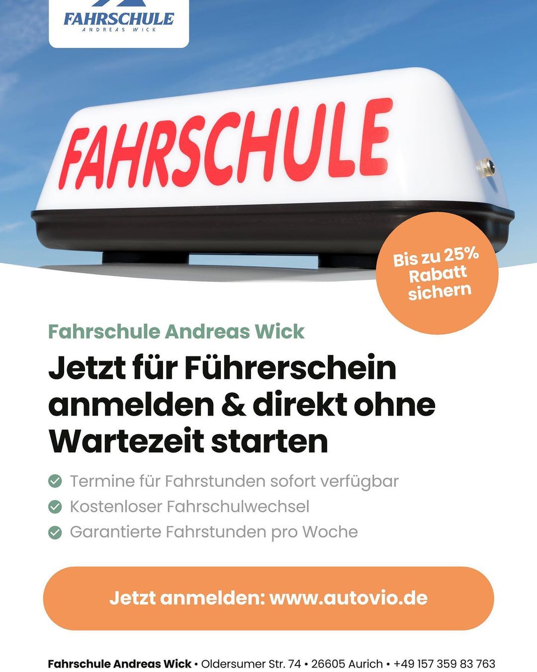 Fahrschule Andreas Wick - Deine Fahrschule in Aurich