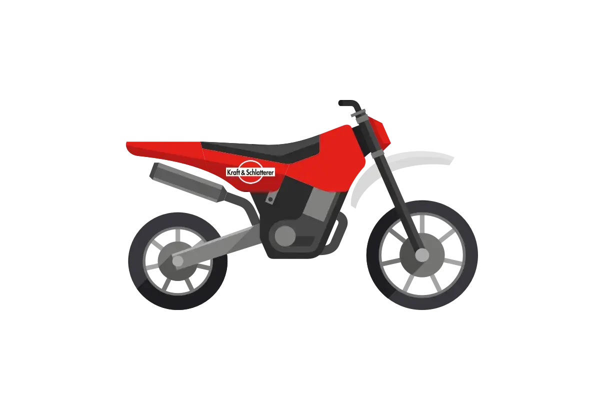 Bei Kraft & Schlatterer Fahrschule fährst du mit einem Benelli BN125 .