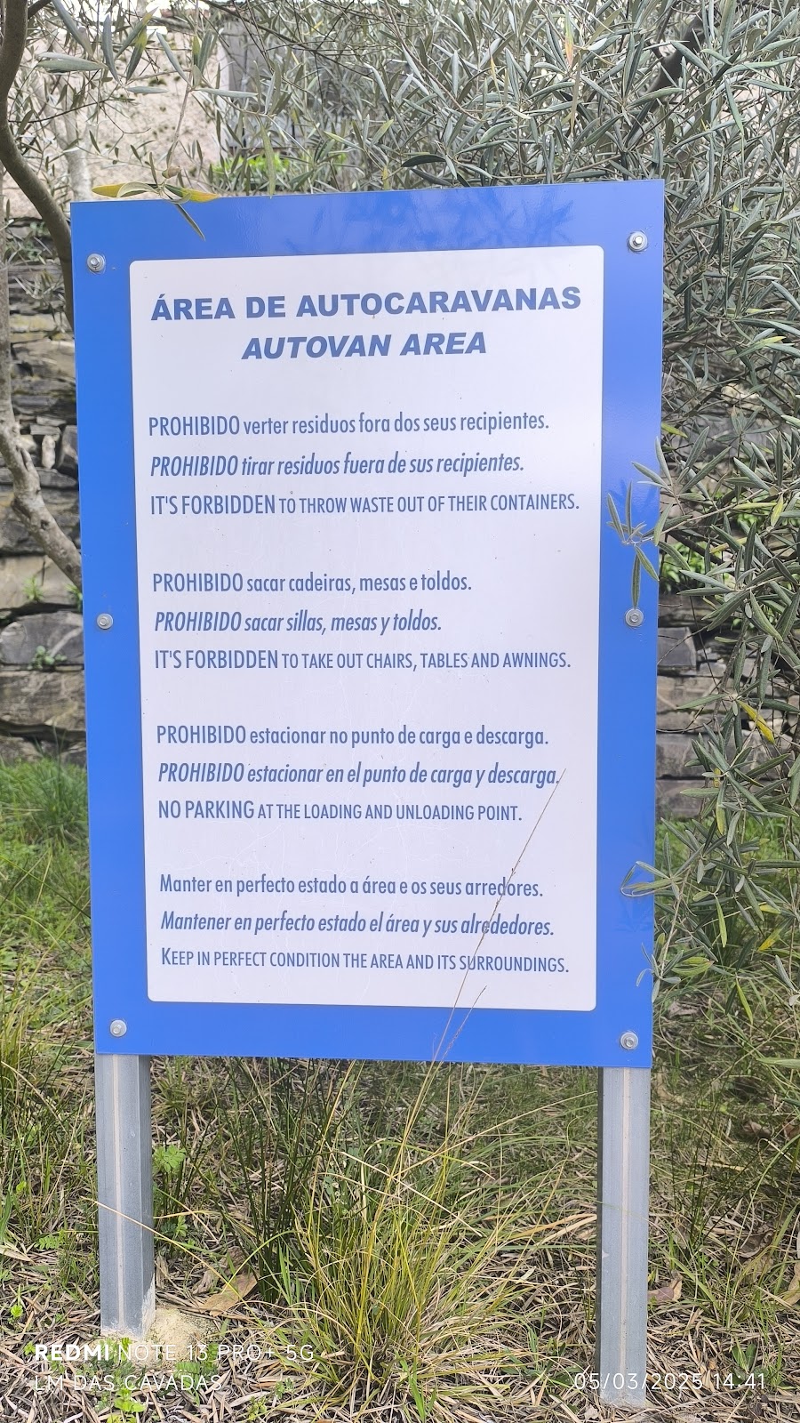Área para Caravanas del Complejo Paladium