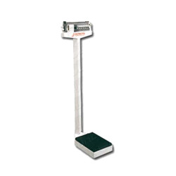 Detecto Physician Scale w/ Wheels, Handpost & Height Rod 448