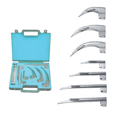 Laryngoscope Set - Greenline Mac & Miller Fiber Optic Combo