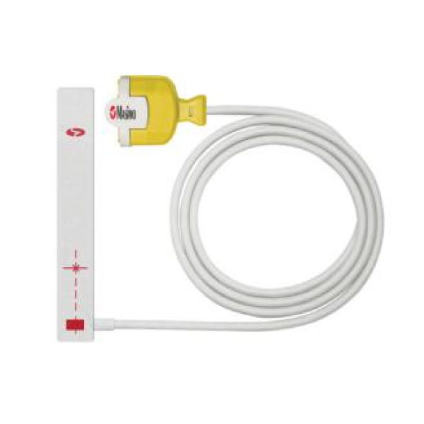 OEM Masimo SET 2521 M-LNCS Trauma Disposable Adult Foam Adhesive Wrap SpO2 Sensors M-LNCS 15 Pin Connector 3FT/1M Cable 20pk