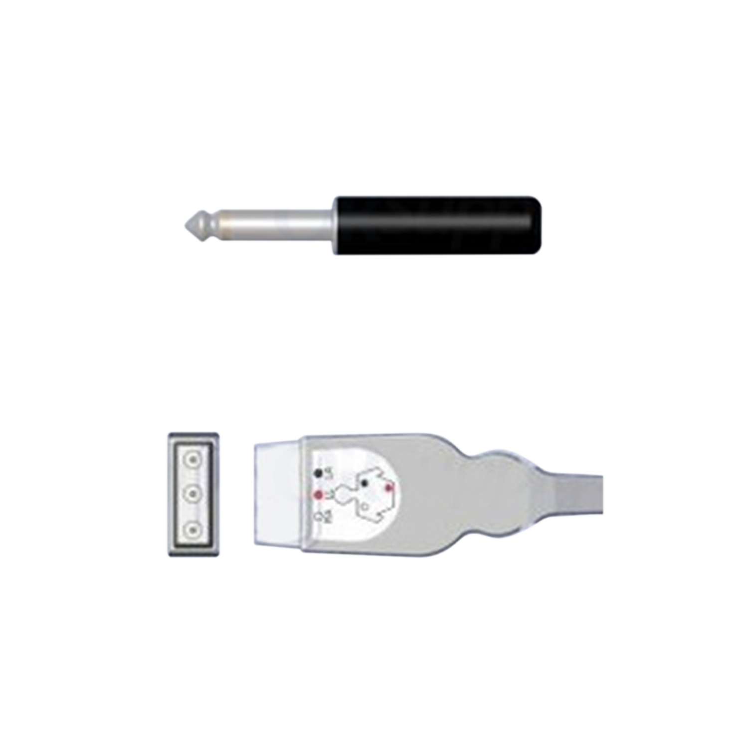 Medtronic Physio-Control ECG Cable for Lifepak Defibrillators, 3-Lead AHA Safety Din