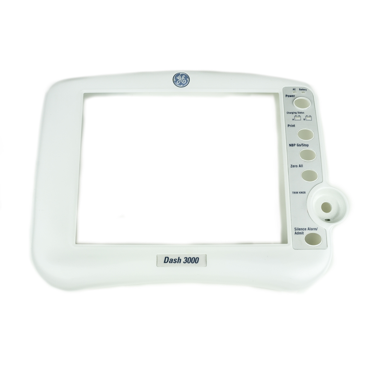 GE Dash 3000 Patient Monitor Front LCD Display Screen Bezel Trim