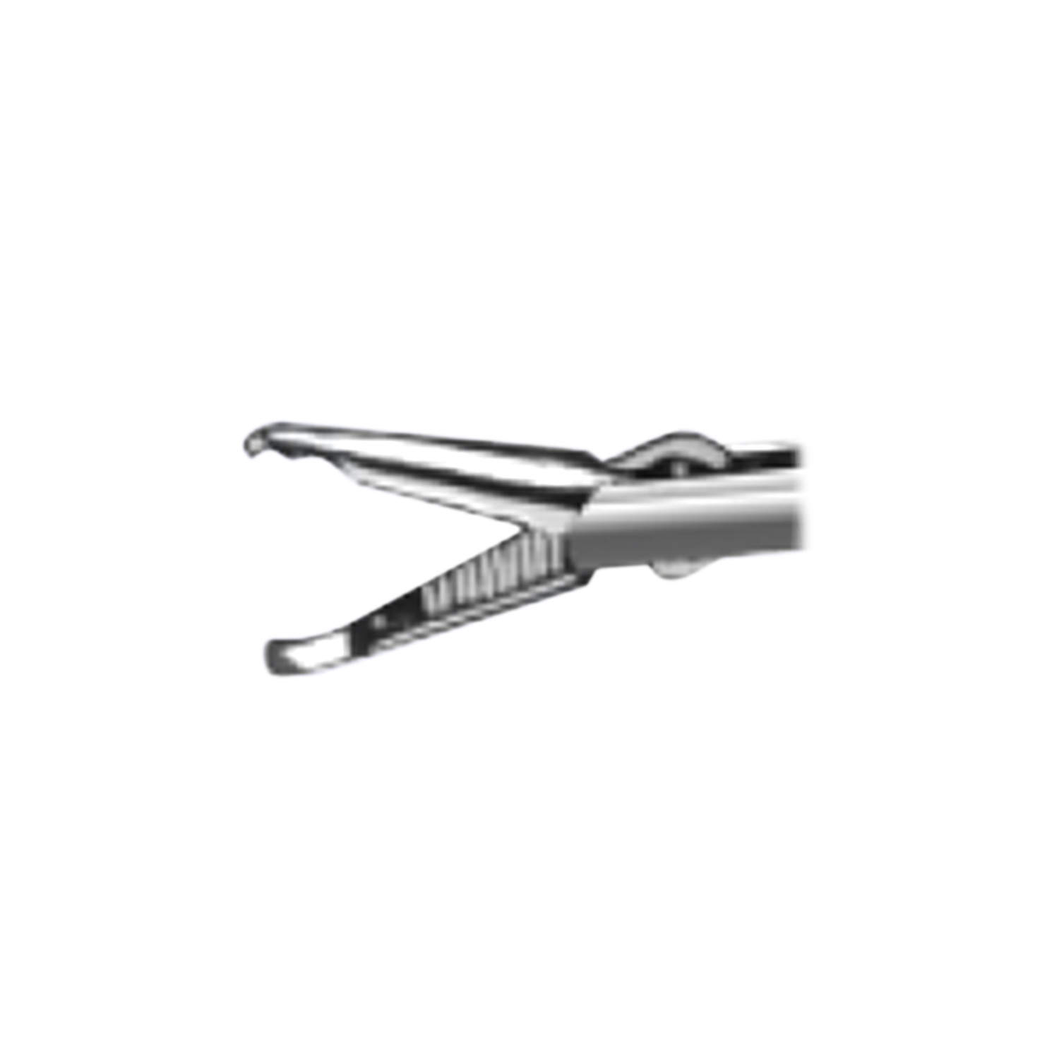 Kantrowitz thoracic clamp forceps, 8'',delicate, right angled, serrated  jaws, ring handle