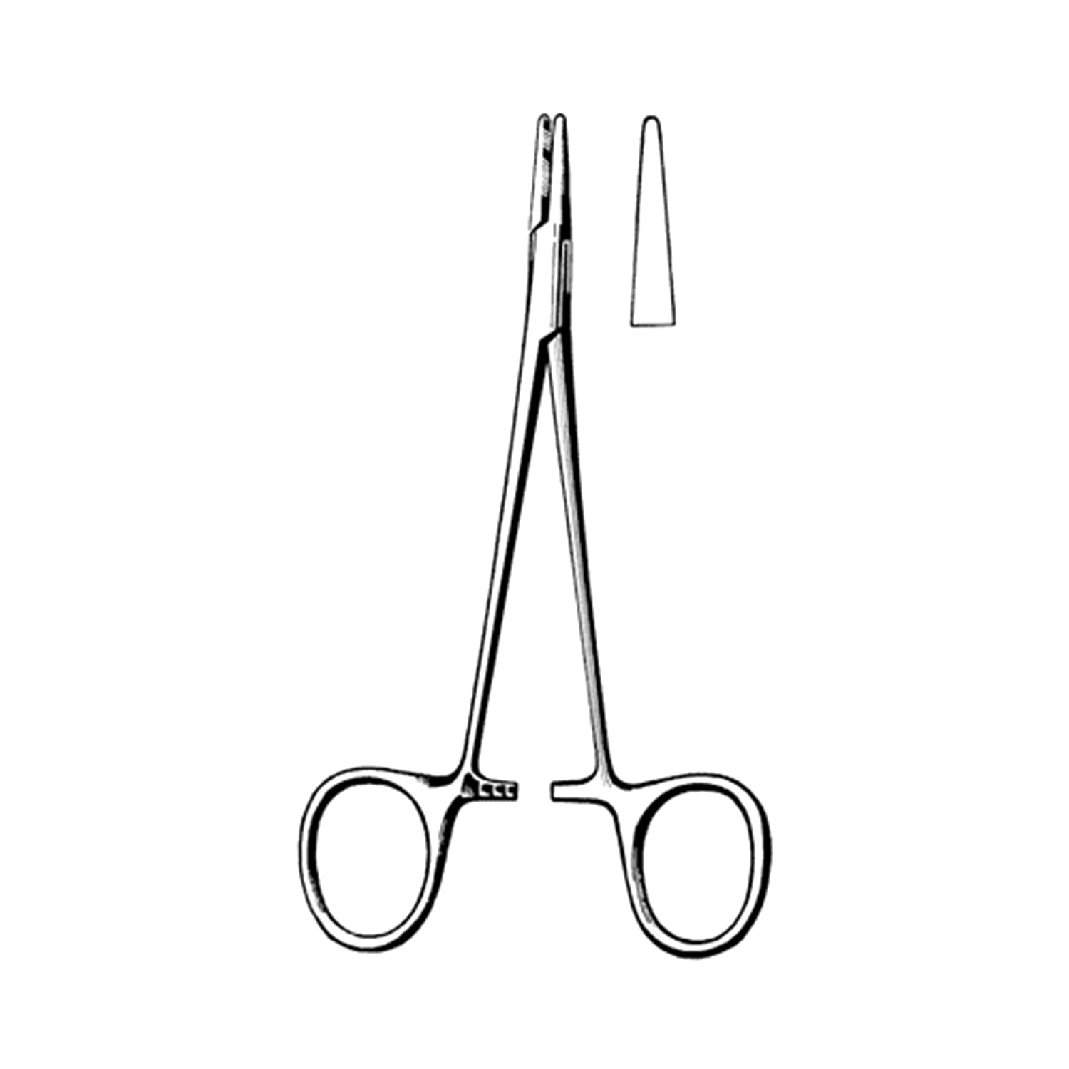 Heaney Needle Holder, 8.25” (21cm), CVD Tips | AROSmicro™ 24.245.21