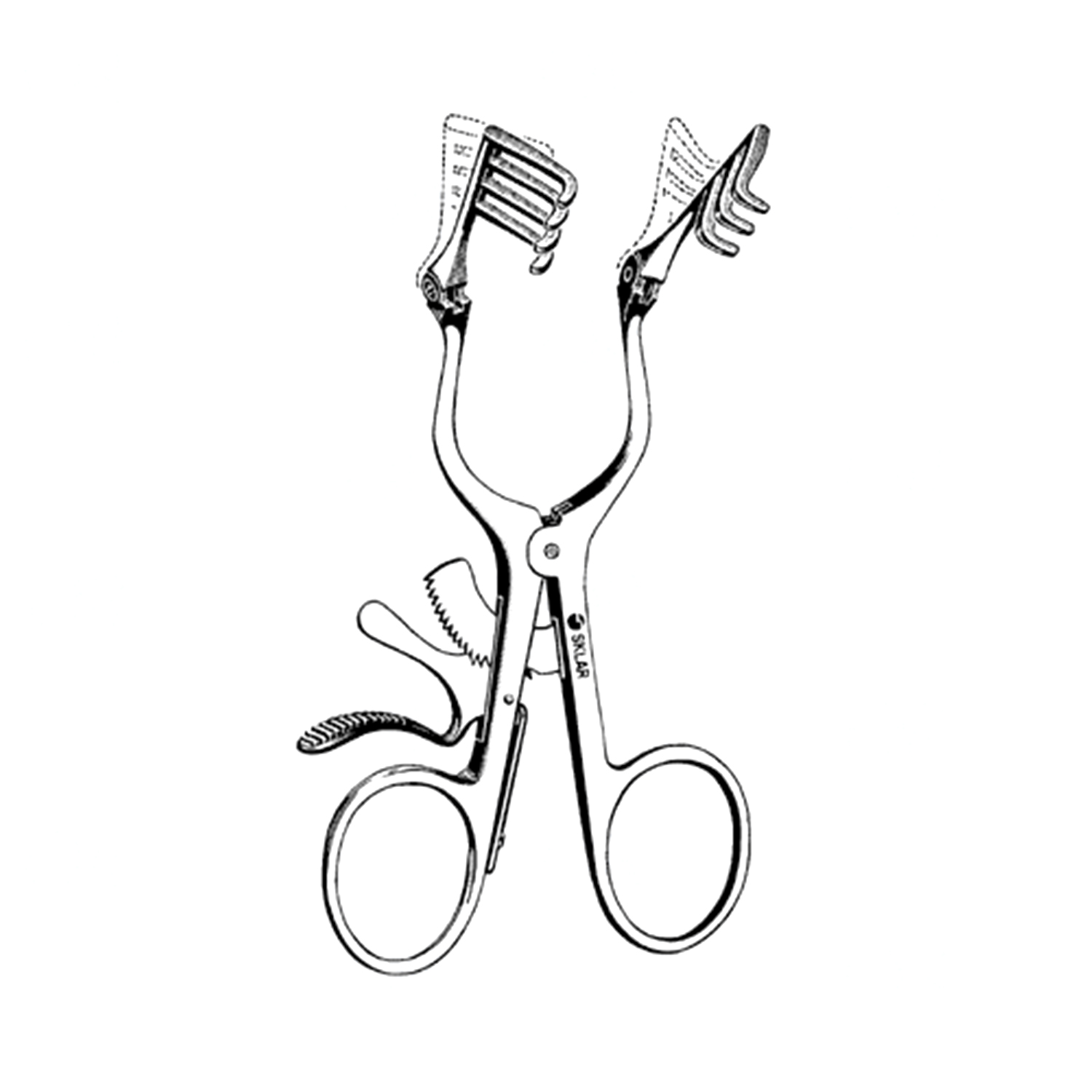 Sklar Weitlaner-Beckman Retractor