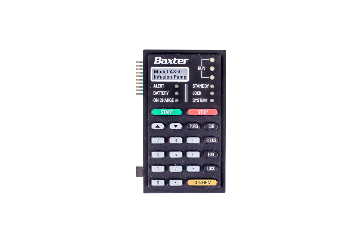 Baxter AS50 Syringe Pump Keypad Assembly