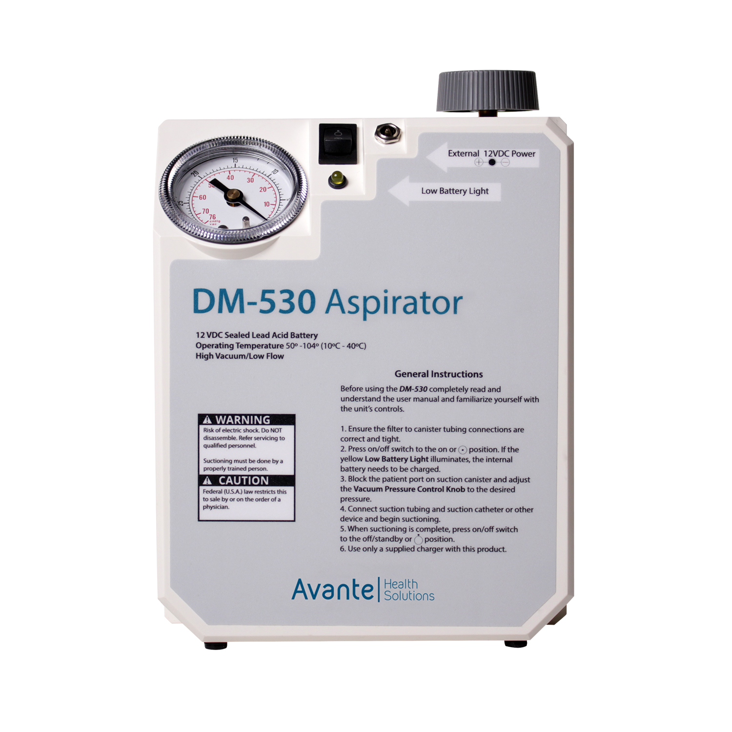 battery aspirator