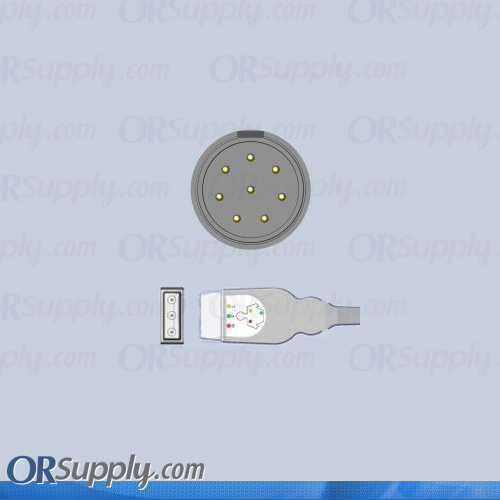 日本Kohden ECG Cable, 3-Lead IEC Safety Din