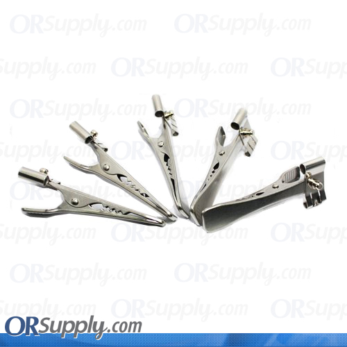 Alligator Clips - Tab & Snap electrodes