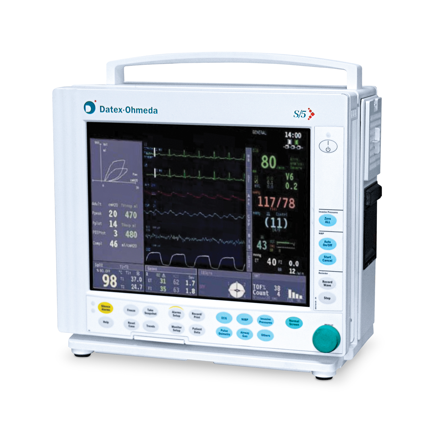 Philips IntelliVue MX700 ICU/PACU Patient Monitoring System NIBP