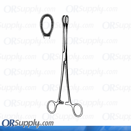 Sklar Foerster Sponge Forceps 9 1/2" Serrated