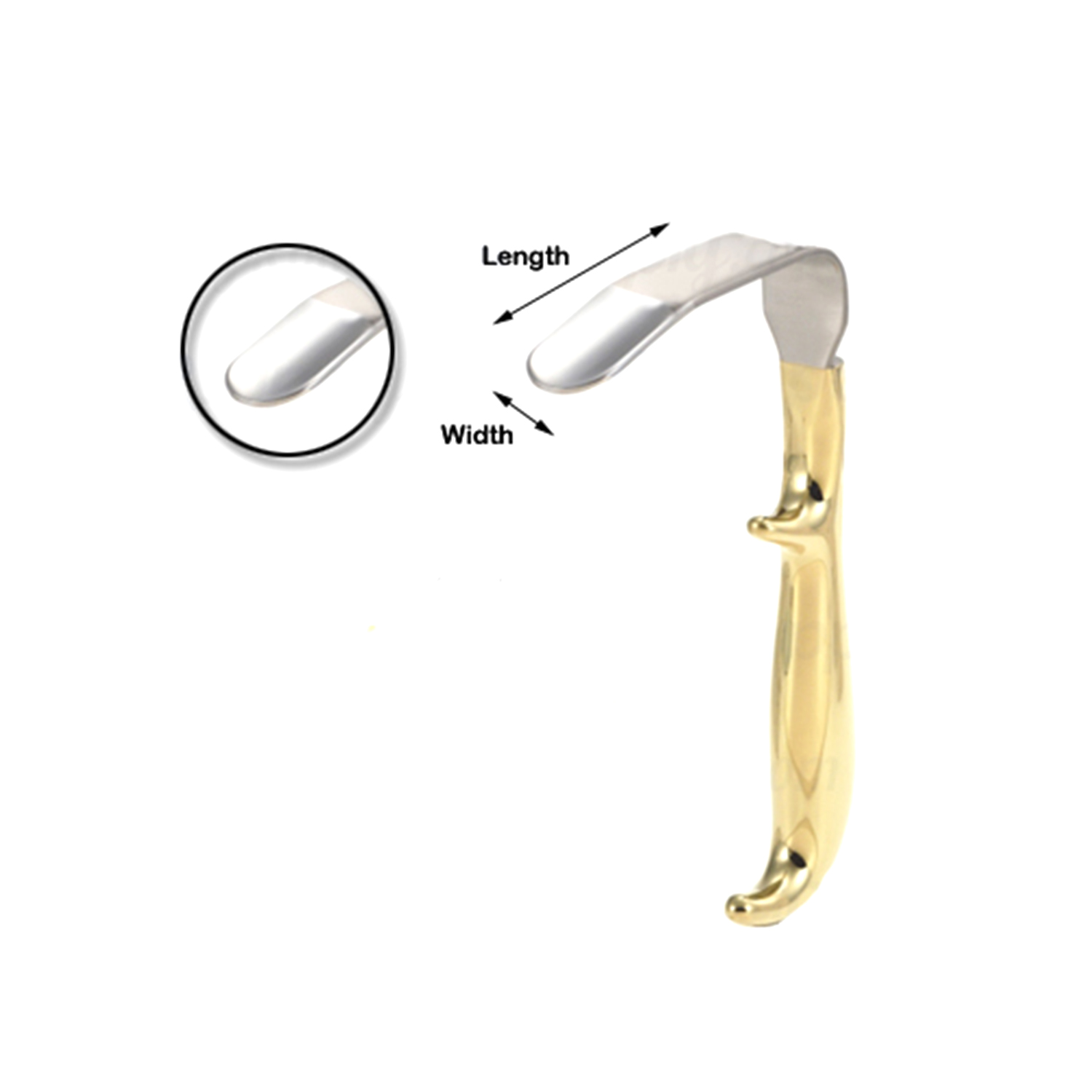 Marina Medical Ferriera Style Endo Retractor with Smooth End