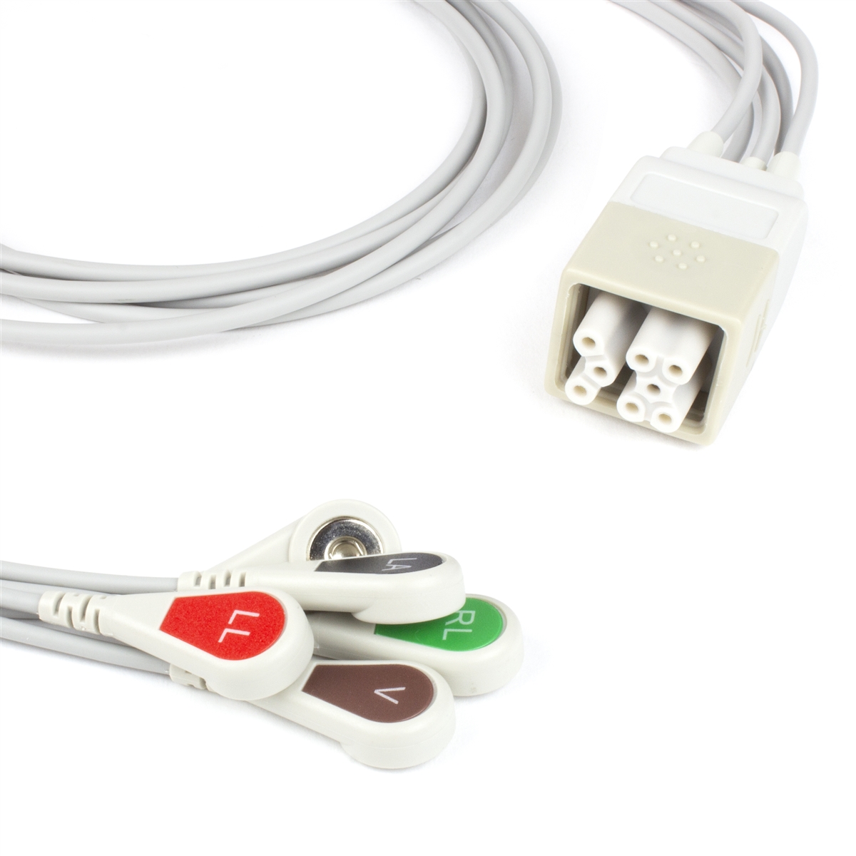 GE患者网连接器到5导联心电图遥测导联线-卡扣