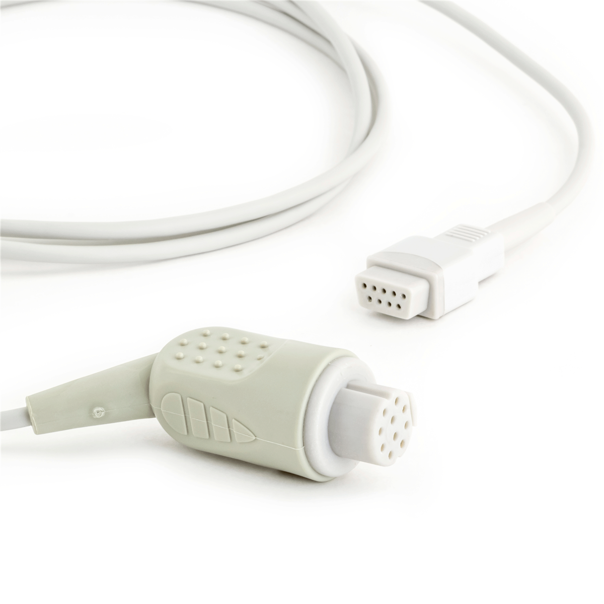 GE Datex-Ohmeda 10 Pin to DB9 SpO2 Extension Cable