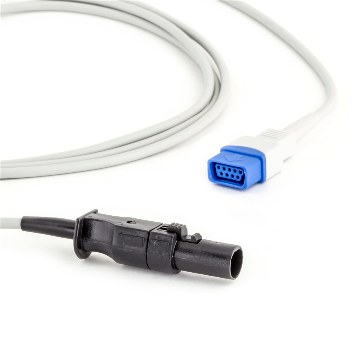GE Datex-Ohmeda Hypertronic to TruSignal SpO2 Extension Cable